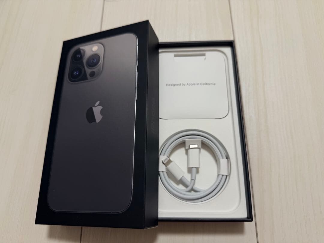 Apple iPhone 13 Pro グラファイト 本体 充電ケーブル付き