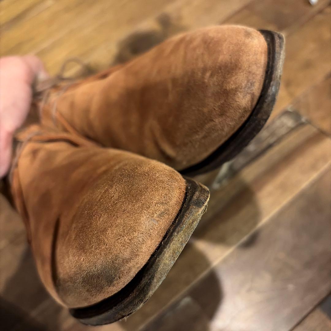 ブラウン スエード チャッカブーツ　クロケット　※送料込