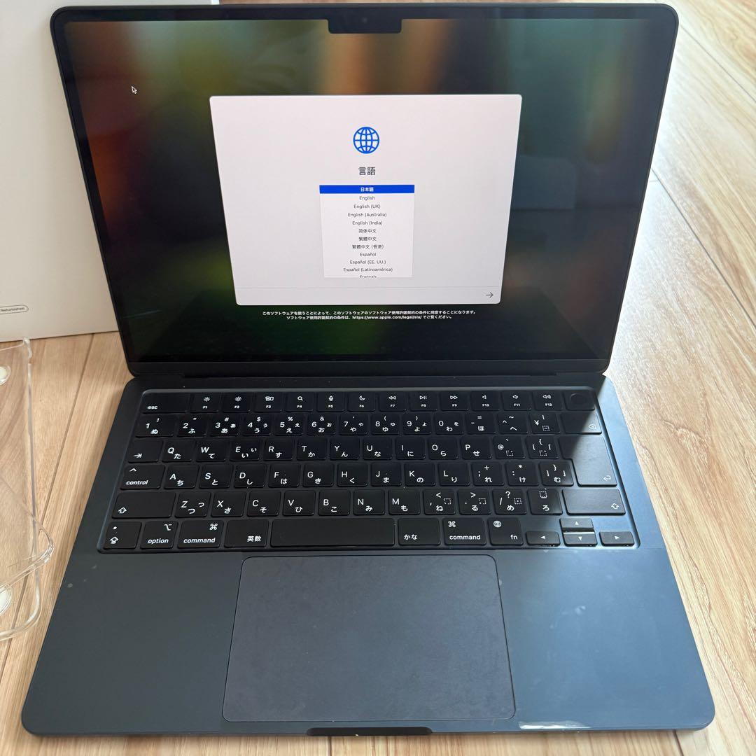 [￼充電35回]MacBook Air M2 8GB 512GB