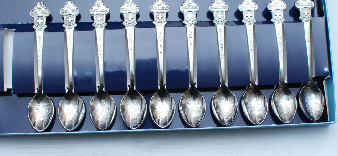 新品　ロレックス　ブッフェラー　スプーンセット　10本