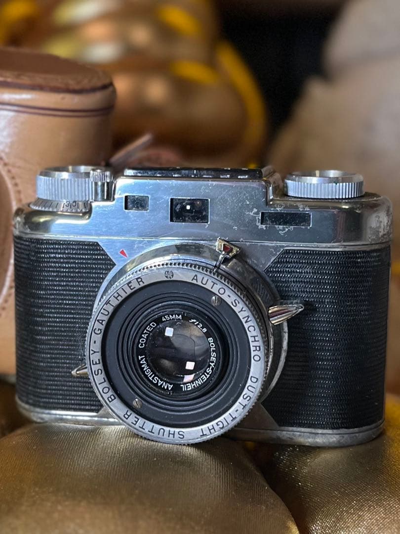 BOLSEY JUBILEE 45mm f2.8 革ケース付 並品