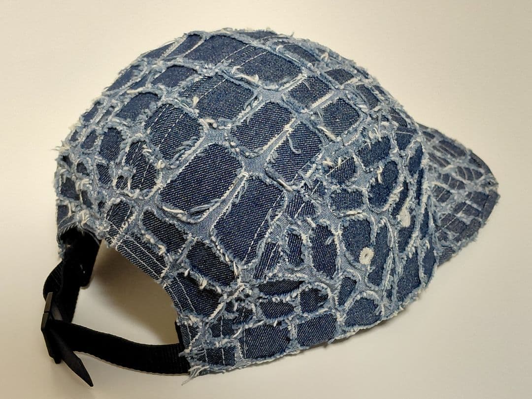 【極美品】 Supreme　Frayed　Croc　Denim　Camp　Cap