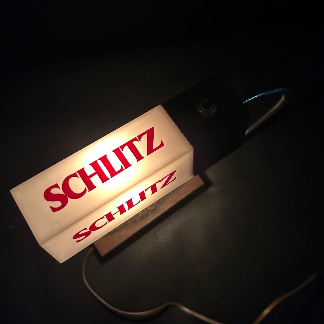 ビンテージ★SCHLITZ シュリッツ デスクランプ/アメリカン雑貨★