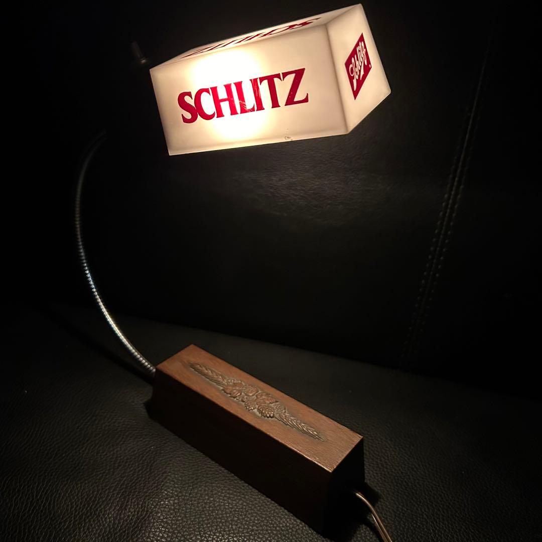 ビンテージ★SCHLITZ シュリッツ デスクランプ/アメリカン雑貨★